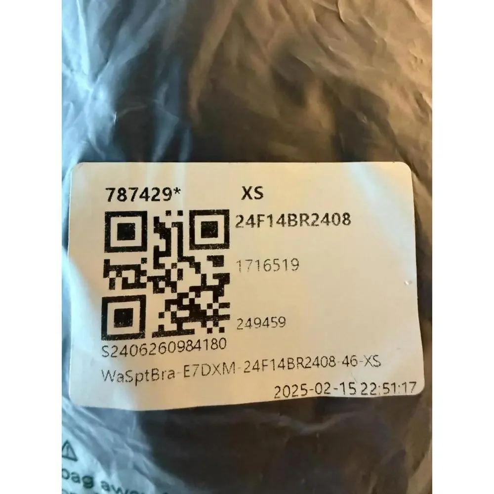 NWT Halara Black Cutout Sports Bra Size XS - Picture 7 of 7